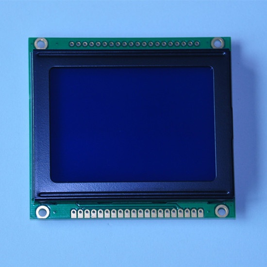 128x64 dot matrix STN blue color COB LCD module 5V