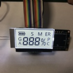 Custom Segment LCD Module with Backlight