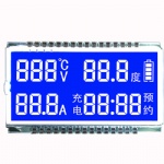 Custom 7 Segment LCD Display Module with Backlight