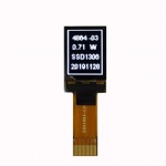 0.71 Inch White on Black Small OLED Display