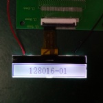 128X16 LCD display screen micro lcd display custom size lcd with white backlight