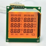 FSTN type transflective positive segemnt LCD display module with backlight of orange color led