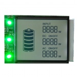VA type negative segment LCD display module