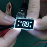 Segment LCD module VA Transmissive negative LCD module with backlight for heat meter