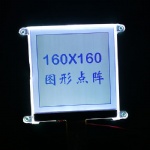 160x160 Resolution Graphic LCD Display Module